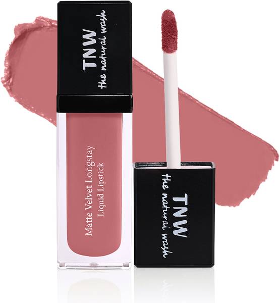 TNW-The Natural Wash Matte Pink Smudge Proof Liquid Lipstick