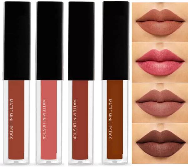 SUBHMUN Non Transfer Sensational Liquid Lipsticks Combo set 4