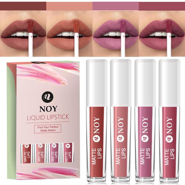 NOY Frontier Chic: 100% Western-Inspired Nude Matte Smudgproof Lipstick Sets #WC118