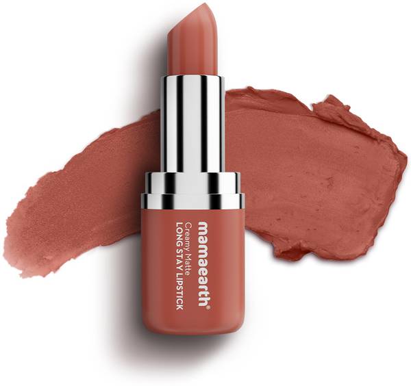 Mamaearth Creamy Matte Long Stay Lipstick with Murumuru Butter and Vitamin E