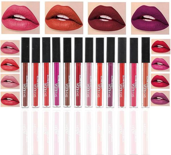 Sh.Huda Beauty Liquid Matte Lipstick Waterproof & Long Lasting Colors