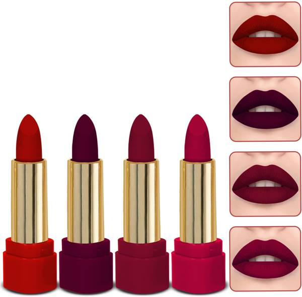 MILAP Long Wear Matte Lipstick Combo Set of 4