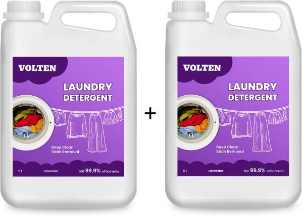 Volten Liquid Detergent, Suitable For Top& front load, Detergent for machine & handwash Lavender Liquid Detergent