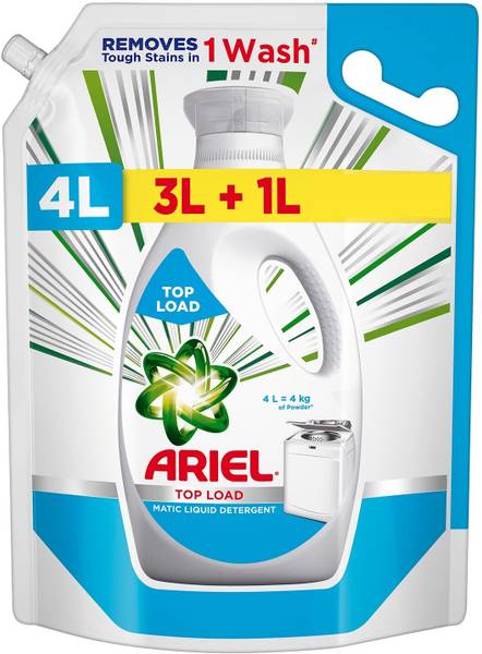 Ariel Matic Top Load 3 Ltr + 1 Ltr free Fresh Liquid Detergent