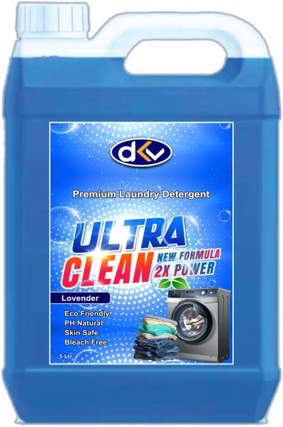 DKV 5 liter top load and front load liquid detergent, machine, Wash Detergent Lavender Liquid Detergent