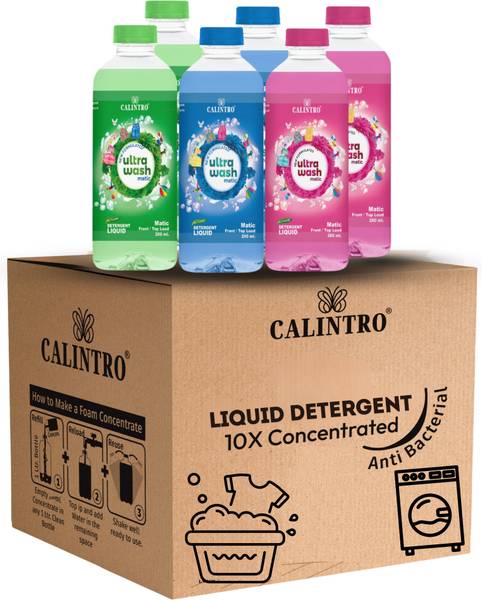 Calintro Concerntrate Ultra Wash Top load & Front Load machine liquid detergents Multi-Fragrance Liquid Detergent