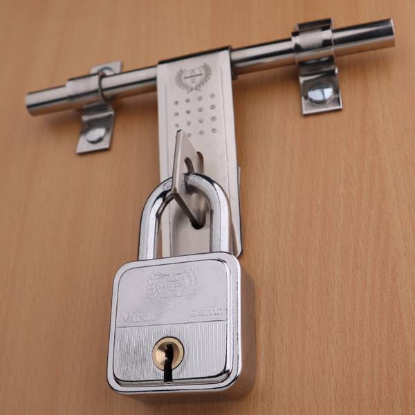 HARRISON Virat Premium Square Padlock (8 Levers) with 4 No. Keys - 55 MM Padlock