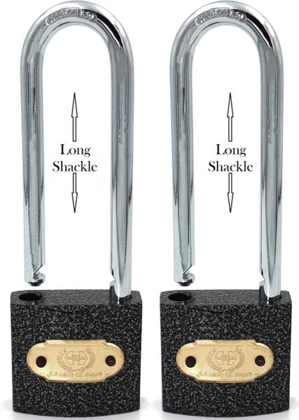 HARRISON CL 0323 40mm Small Cast Iron Pincylindrical Lock, Brass and Metallic (Pack of 2) Padlock