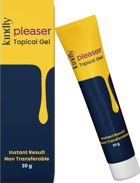 Kindly Health Kindly Pleaser Topical Gel For Men | Alcohol Free | 20 g | Pack of 1 Lubricant