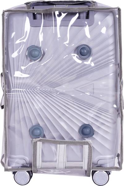 Global Goods HARD TRANSPARENT PVC HARD COVER 24 Luggage Cover
