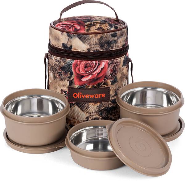 Oliveware Lunch Box 3 Containers Lunch Box