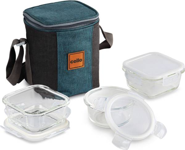 cello Elite Mix Lunch box 3 pcs set 3 Containers Lunch Box