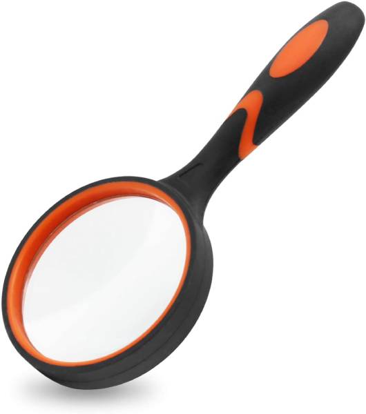 oddpod 75mm-Orange-8x-Magnifier-Handheld 8X Magnifying Glass