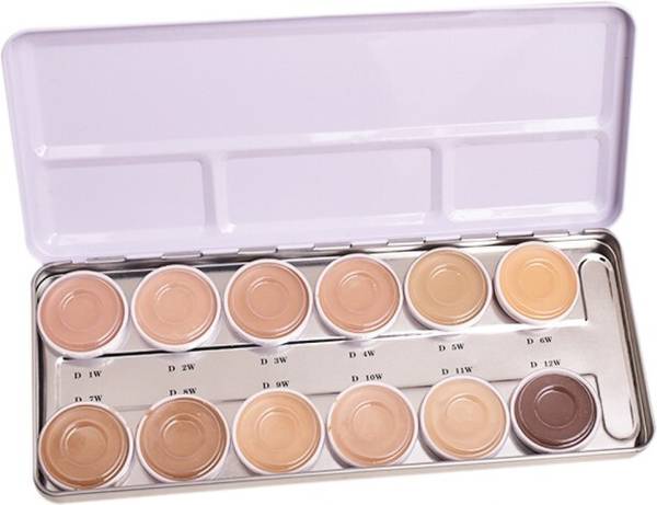 KRYOLAN Derma Color Camouflage Creme Foundation & Concealer palette Foundation