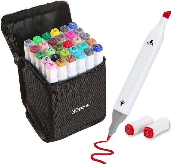 https://rukminim1.flixcart.com/image/600/600/xif0q/marker-highlighter/d/x/z/marker-pen-30-pcs-alcohol-markers-dual-tip-brush-pen-colour-original-imagscxp2xezzqz7.jpeg?q=70