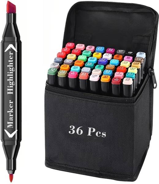 Super Toy 36 Dual Tip Highlighter Marker Pen For Kids Boys