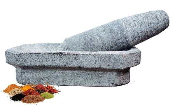 Yadav Kalvam Grinding Stone Mortar and Pestle 10inch Khalbatta Stone Stoneware Masher Stoneware Masher