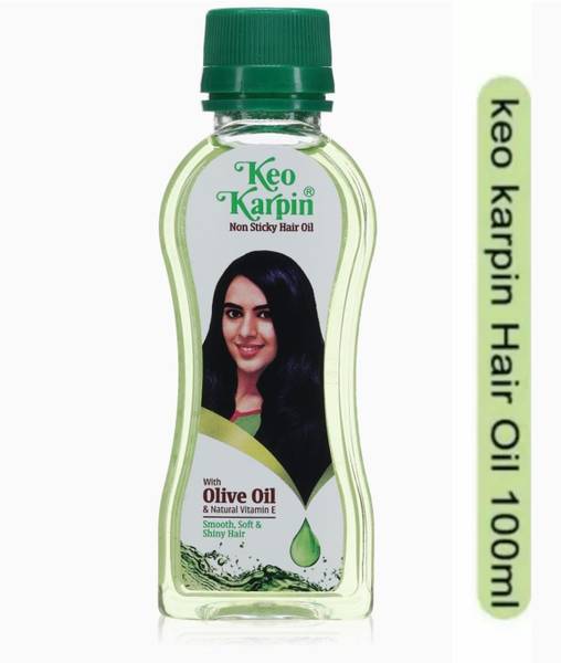 Keo Karpin Non Sticky Hair Oil With Olive Oil & Natural Vitamin E, Pack Of 1 Hair Oil