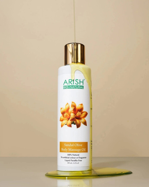ARISH BIO-NATURAL SANDAL OLIVE BODY MASSAGE OIL