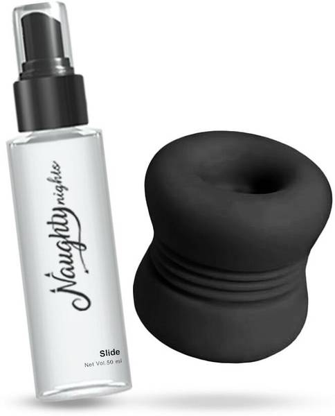NAUGHTY NIGHTS JACK Body Massage Sleeve Non Electric Body Massager And Slide Water Based Lubricant For Men Massager