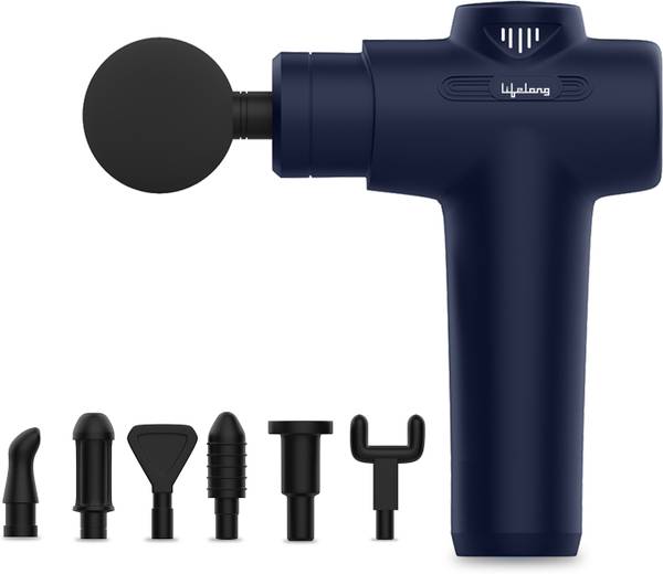 Lifelong LLGM117 Body Massager | Touch Button - Percussion Gun Back Massager for Women & Men Massager