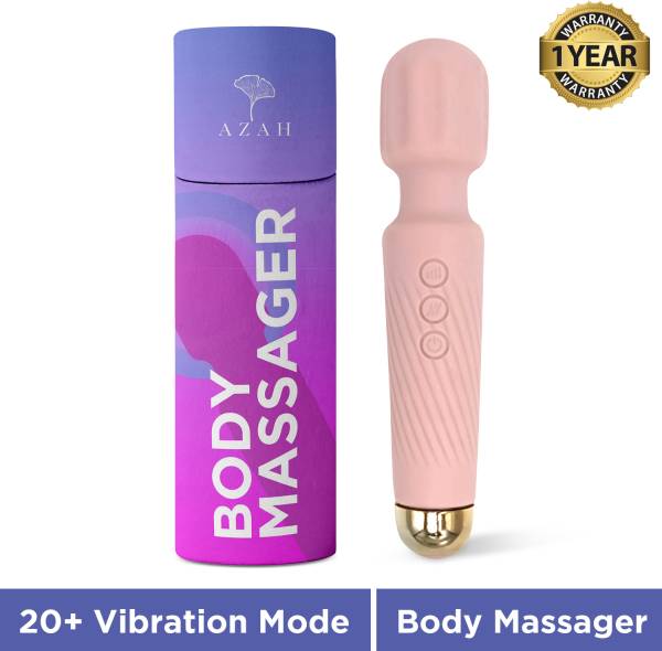 AZAH Body Massager | 20+ Vibration Modes | Rechargeable | Waterproof | Flexible Head Pain Relief | 20+ Vibration Modes | 1-year Warranty Massager