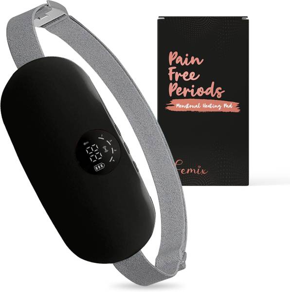 Femix Menstrual Cramps & Pain Relief | Heated & Adjustable, Travel Friendly Period Massager