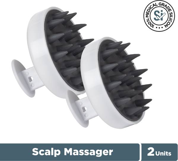 FURR By Pee Safe Scalp Massager Brush | Helps In Stimulating Blood Flow & Reducing Dandruff Hair Scrubber For Hair Care ( Pack of 2 ) Massager