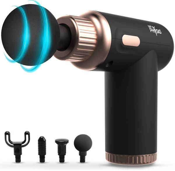 DR PHYSIO USA Dynamo Full Body Pain Relief Massage Gun-1034, Cordless Rechargeable Deep Tissue Percussion Machine with High-Intensity Vibrations Massa...