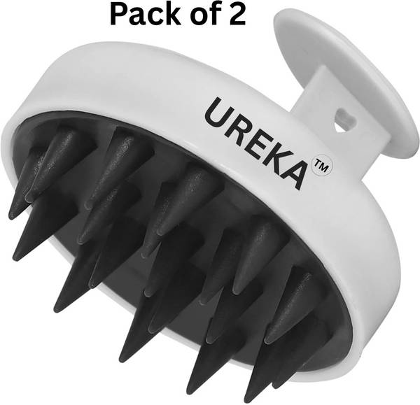 Ureka Scalp Massager for Hair Growth - Head Massager Scrubber Brush - Reduces Dandruff Scalp Massager for Hair Growth - Head Massager Scrubber Brush M...