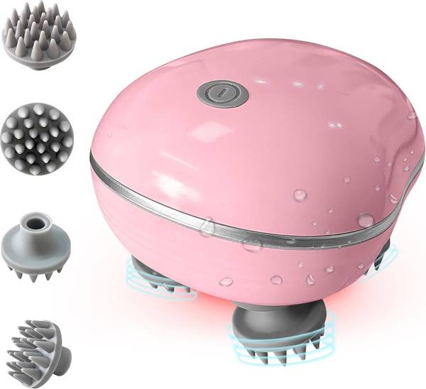 Zovilstore head massager scalp stress relax,silicone scalp massager, head massager for hair growth,head scratcher,scalp massager shampoo brush Massage...