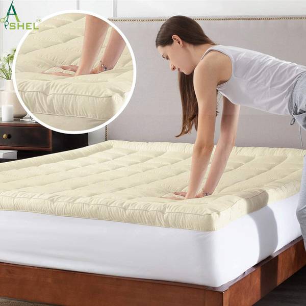 ASHEL Mattress Topper King Size Breathable, Waterproof Mattress Cover