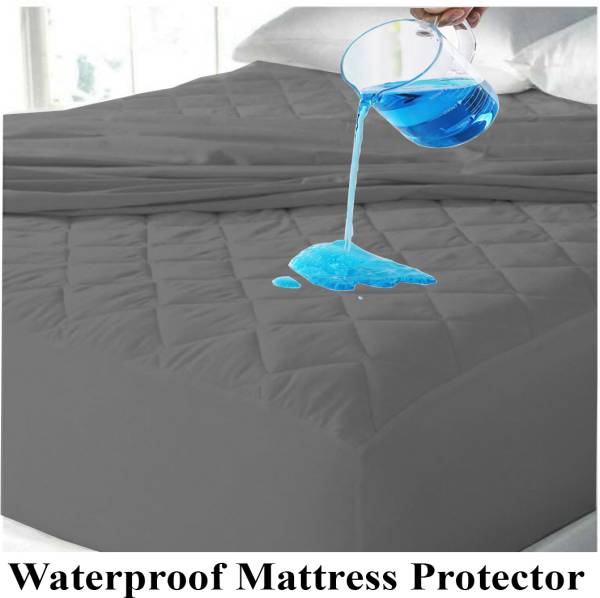 CRAZY WORLD Fitted Single Size Waterproof Mattress Cover