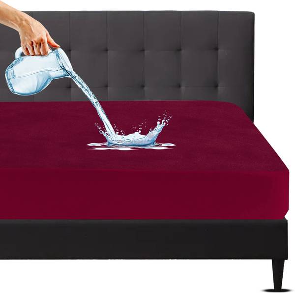 Mattress Protector Fitted Queen Size Waterproof, Stretchable, Breathable Mattress Cover