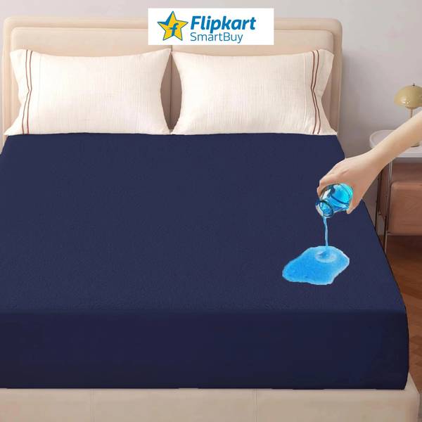 Flipkart SmartBuy Fitted Queen Size Waterproof, Breathable, Stretchable Mattress Cover