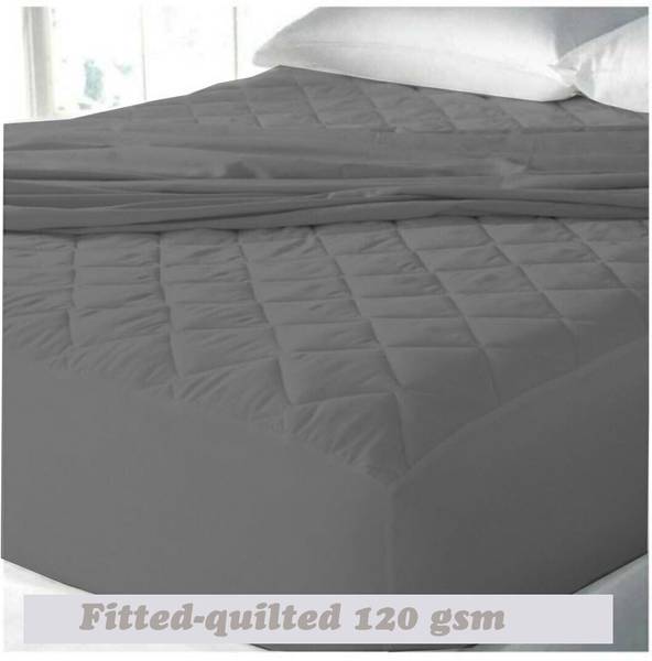 CRAZY WORLD Fitted Double, King Size Breathable, Stretchable, Waterproof Mattress Cover