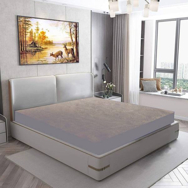 rakhi home dcor Fitted Single Size Waterproof, Stretchable, Breathable Mattress Cover
