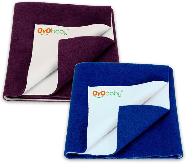 Oyo Baby Baby Bed Protector Sheet, Baby Waterproof Sheet, Baby Dry Sheet Pack Of 2
