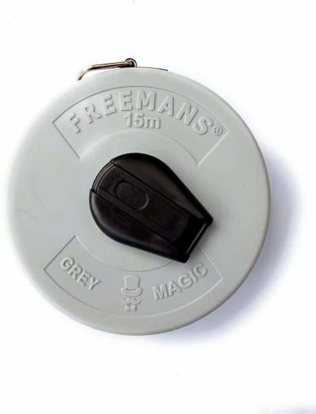 FREEMANS 15M GREY MAGIC FIBER GLASS TAPE Measurement Tape