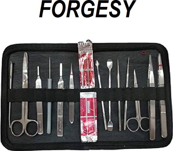 TRU BIOLOGY 15 Piece Dissection Kit with Case Medical Equipment Combo