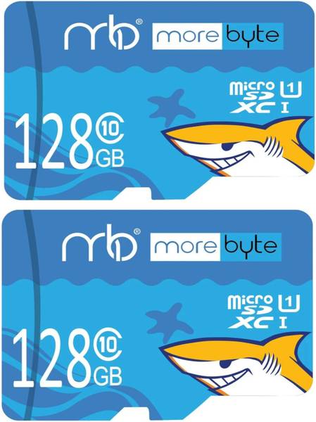 MOREBYTE 128 GB MicroSD Card Class 10 90 MB/s Memory Card Black Series 128 GB MicroSD Card Class 10 100 MB/s Memory Card Compatible with Mobile