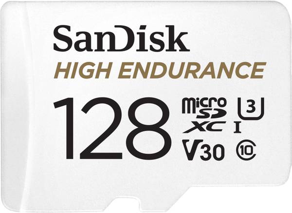SanDisk High Endurance 128 GB MicroSD Card Class 10 100 MB/s Memory Card