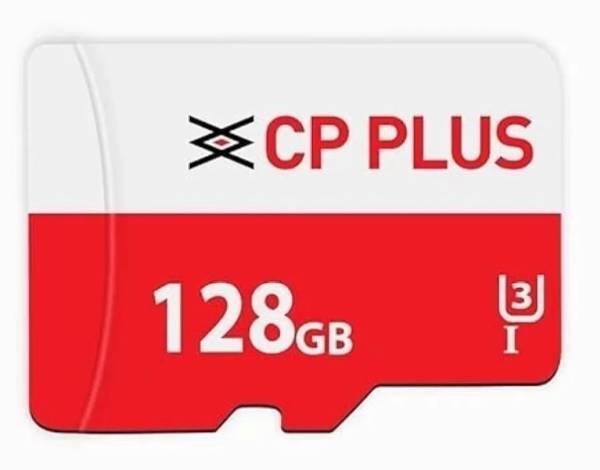 CP PLUS CP -NM128 128 GB MicroSD Card Class 10 70 MB/s Memory Card Compatible with Camera, Mobile, Gaming Console, Tablet