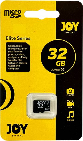 Joy Elite Series 32 GB MicroSD Card Class 10 10 MB/s Memory Card