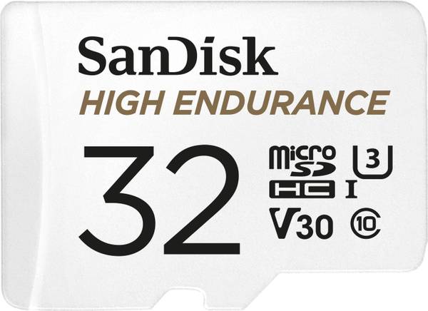 SanDisk High Endurance 32 GB MicroSD Card Class 10 100 MB/s Memory Card