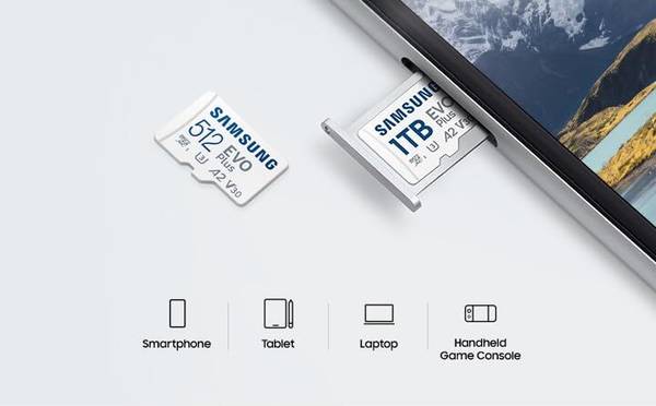 SAMSUNG EVO Plus 128GB Micro SDXC w/SD Adaptor Evo Plus 128 GB MicroSDXC Class 10 160 MB/s Memory Card Compatible with Mobile, Tablet, Camera