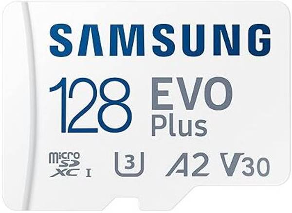SAMSUNG MB-MC128SA/IN EVO Plus 128 GB Evo Plus 128 GB MicroSDXC Class 10 160 MB/s Memory Card Compatible with Camera, Computer, Mobile, Tablet