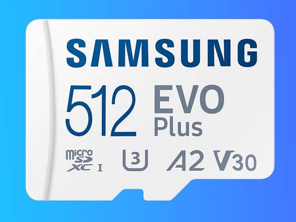 SAMSUNG Blazing Fast 512 GB MicroSDXC Class 10 160 MB/s Memory Card Compatible with Camera, Computer, Gaming Console, Mobile, Tablet