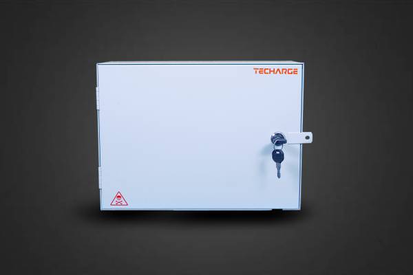 TECHARGE EV CHARGER SATEY BOX WITH LOCK Metal Electrical Box