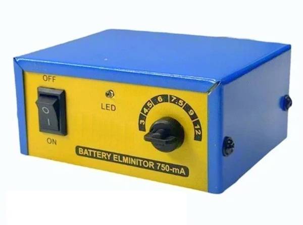 BALRAMA Battery Eliminator 750mA 0V to 12V Regulated DC Battery Booster Power Supply Mobile Jhatka Machine Bench Power Supply (0-12V / 750mA) SMPS Ada...
